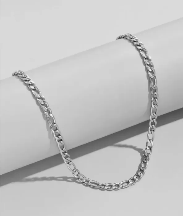 Silver Figaro Chain